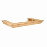 BRAU LEMN 90° DREPT PROFILAT - MEDIU+ 92x66cm